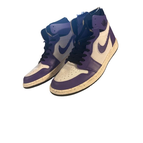Nike Air Jordan 1 Retro High OG Court Purple/White Sneakers - Picture 1 of 11